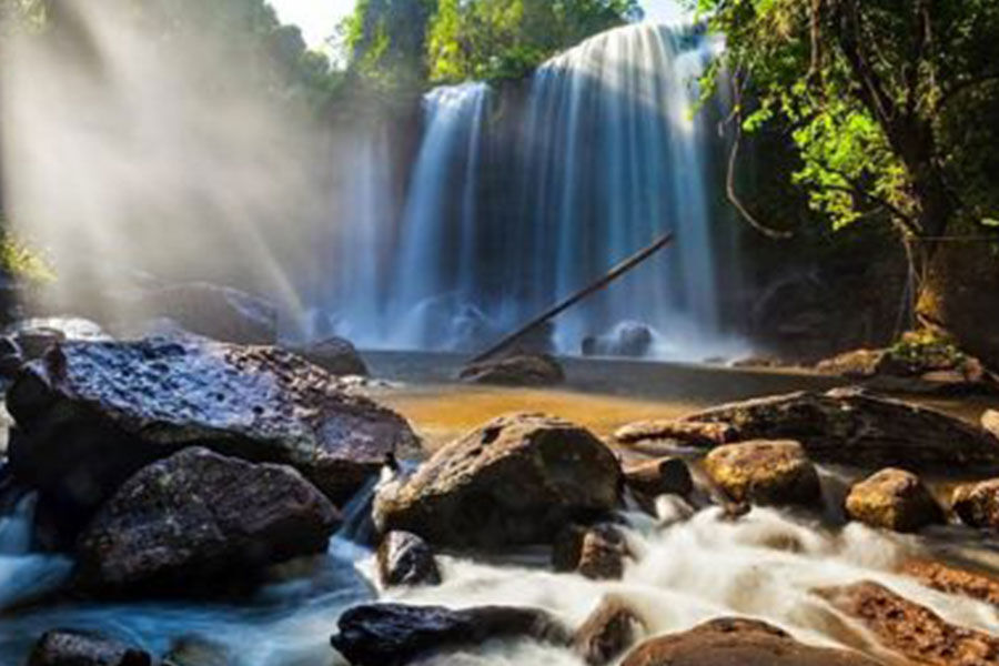 Start your journey with Phnom Kulen’s vibrant glow